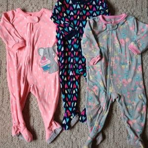 Lot of Carter's pajamas